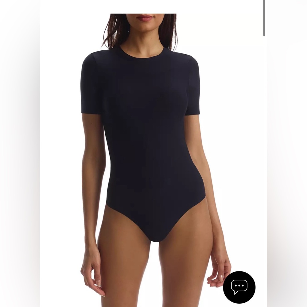 Commando Butter Short-Sleeve Crewneck Bodysuit
